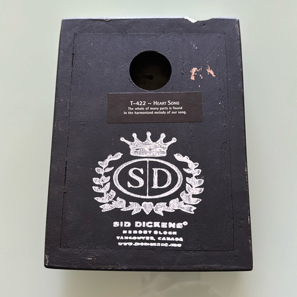 Sid Dickens Retired “Heart Song” Memory Block Tile T-422 - Picture 6 of 8